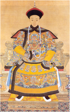 Imperial Portrait of Emperor Xianfeng, China, c. 1855. Palace Museum, Bejing